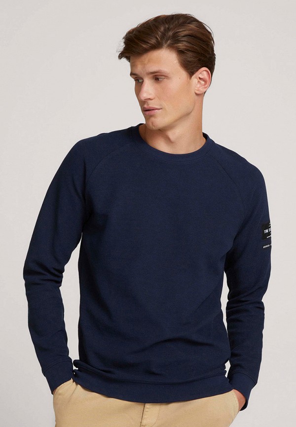 

Свитшот Tom Tailor Denim, Синий