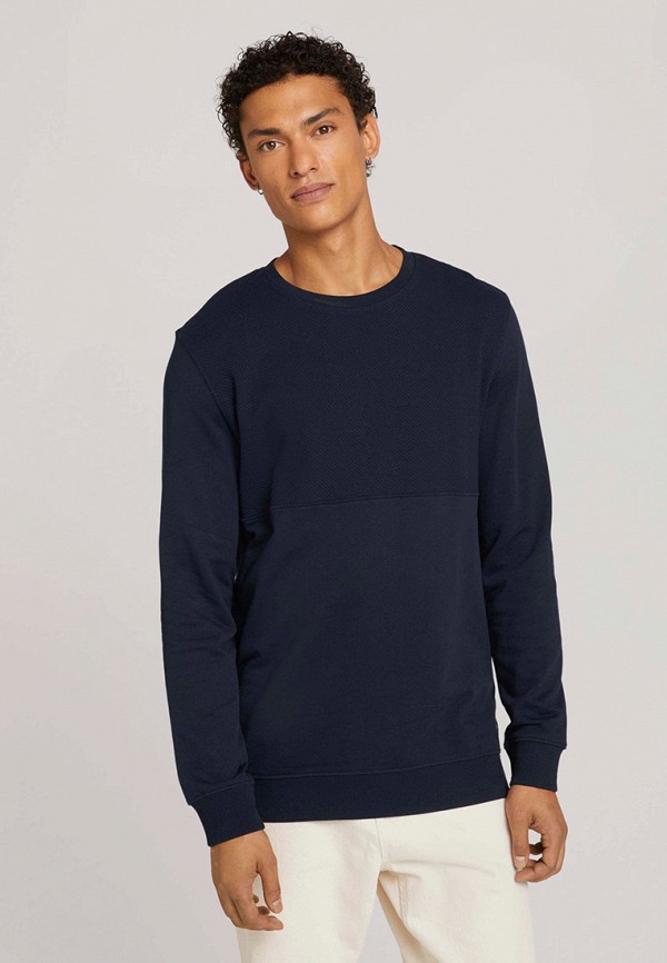 

Свитшот Tom Tailor Denim, Синий