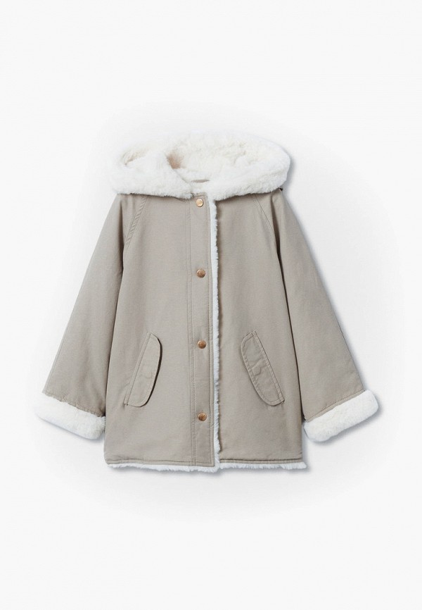 

Куртка утепленная Mango Kids, Бежевый, Mango Kids RTLAAS819201