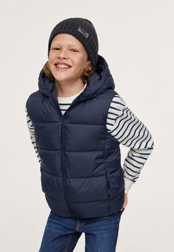 фото Жилет утепленный mango kids