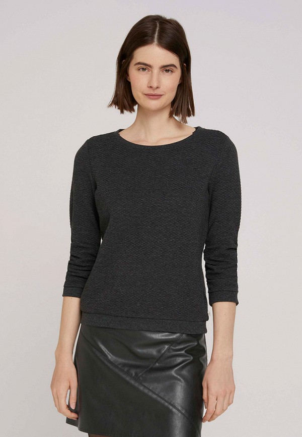 

Свитшот Tom Tailor Denim, Серый