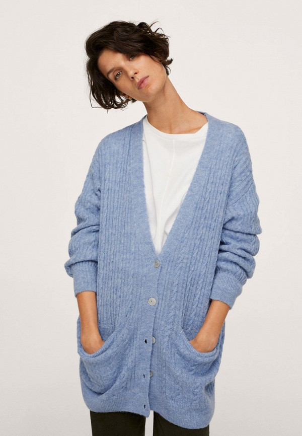 

Кардиган Mango, Голубой, Mango RTLAAS850001