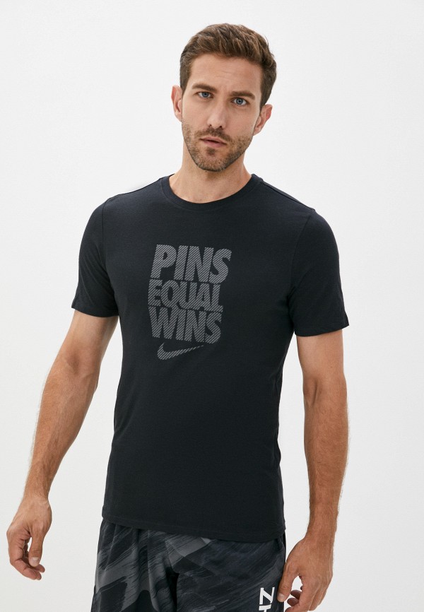 

Футболка спортивная Nike, Черный, NIKE S/S DRI-FIT TEE