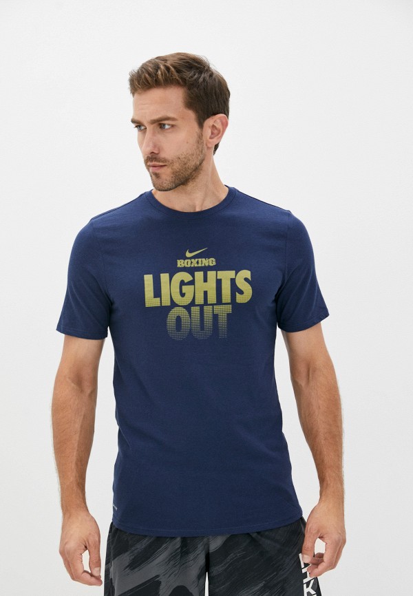 

Футболка спортивная Nike, Синий, NIKE S/S DRI-FIT TEE