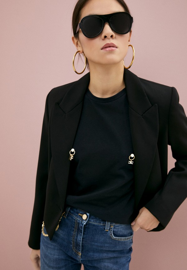 

Футболка Elisabetta Franchi, Черный