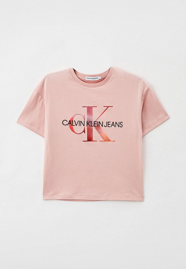 

Футболка Calvin Klein Jeans, Розовый