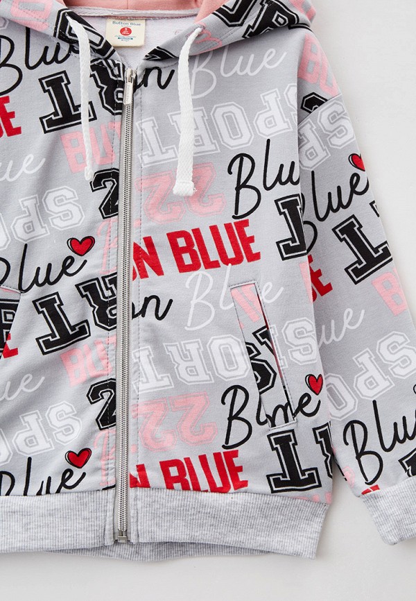 фото Толстовка button blue