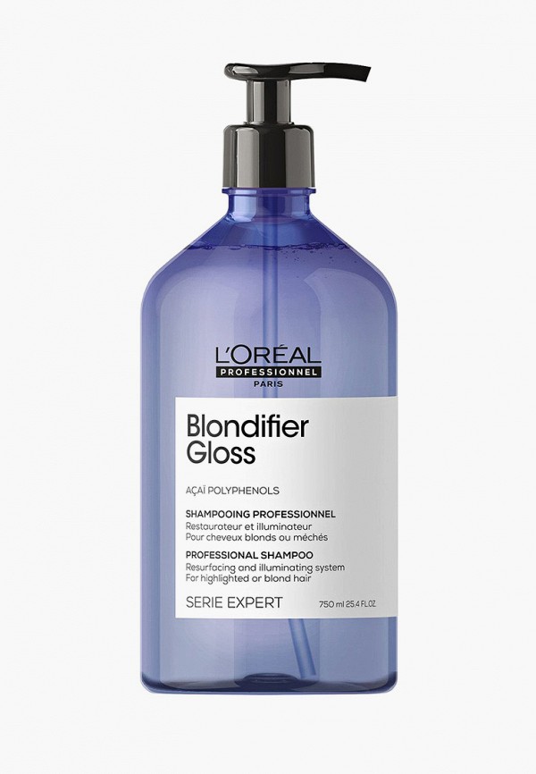 

Шампунь L'Oreal Professionnel, Serie Expert Blondifier Gloss для осветленных и мелированных волос, 750 мл