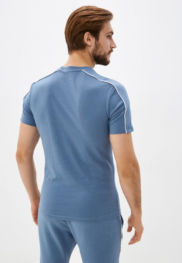 

Футболка Reebok, Голубой, TE PIPING TEE