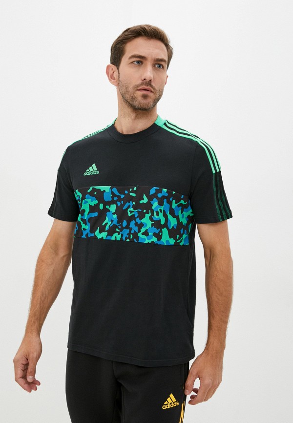 

Футболка adidas, Черный, TIRO TEE AOP