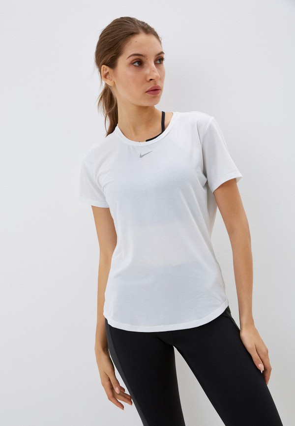 

Футболка спортивная Nike, Белый, W NK ONE LUXE DF SS STD TOP