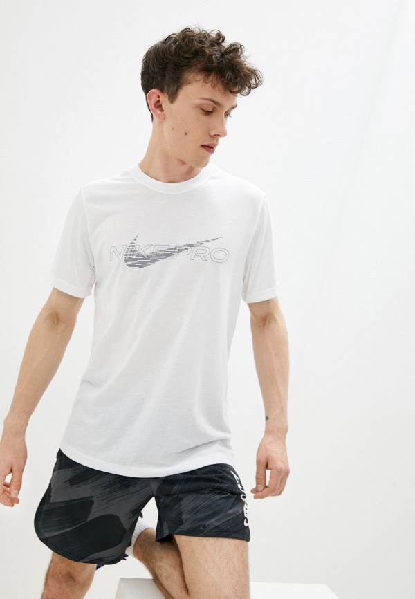 

Футболка спортивная Nike, Белый, M NK DF TEE DB NK PRO