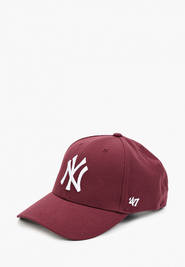 

Бейсболка '47 Brand, Бордовый, MLB New York Yankees