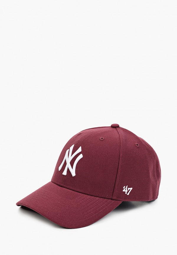 

Бейсболка '47 Brand, Бордовый, MLB New York Yankees MVP SNAPBACK