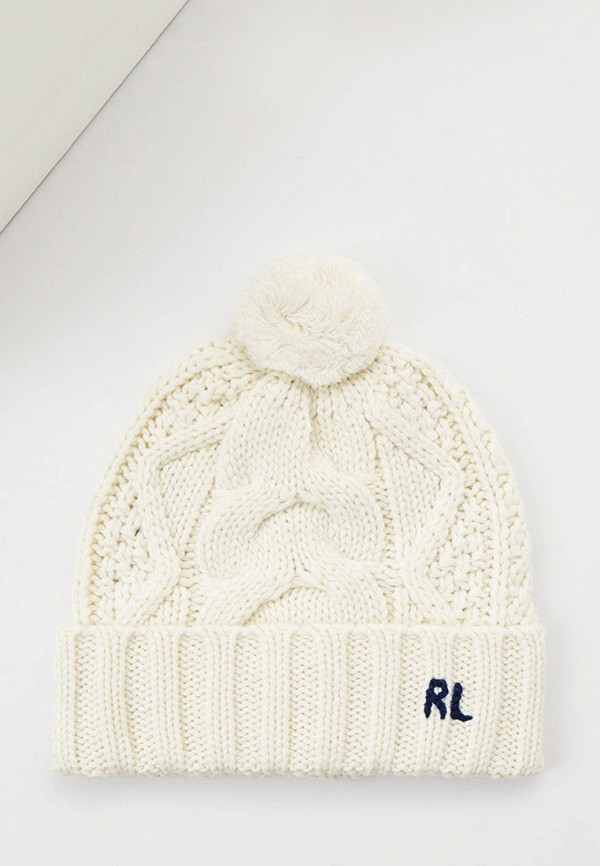 

Шапка Polo Ralph Lauren, Белый, Polo Ralph Lauren RTLAAT086201