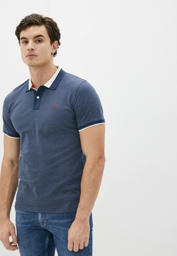 

Поло Gant, Синий, Exclusive for Lamoda