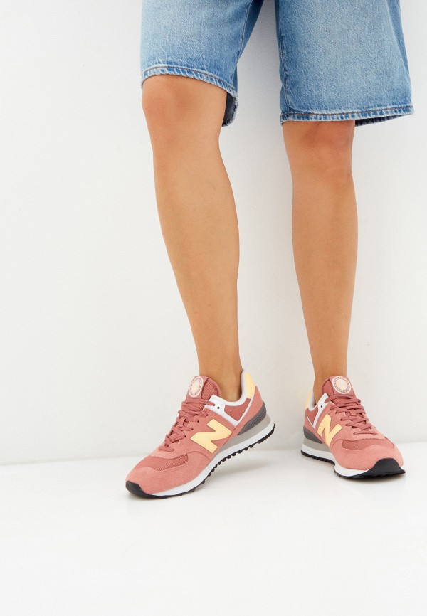 

Кроссовки New Balance, Розовый, 574