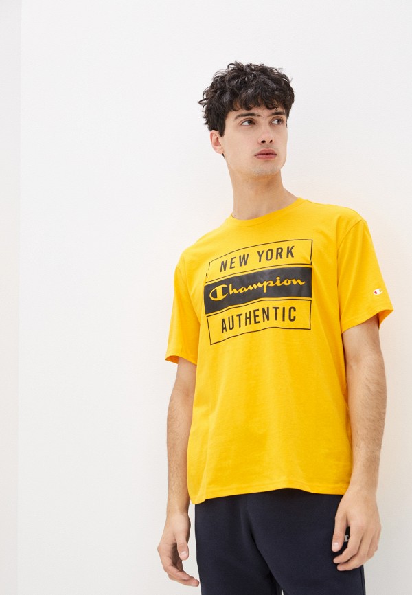 

Футболка Champion, Желтый, LEGACY GRAPHIC SHOP AUTHENTIC Crewneck T-Shirt