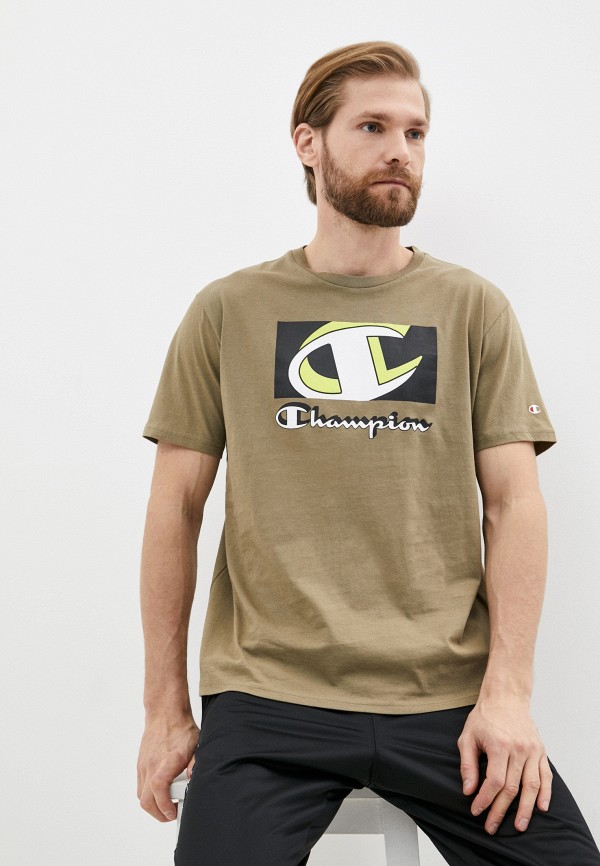 

Футболка Champion, Хаки, LEGACY GRAPHIC SHOP FANZINE Crewneck T-Shirt