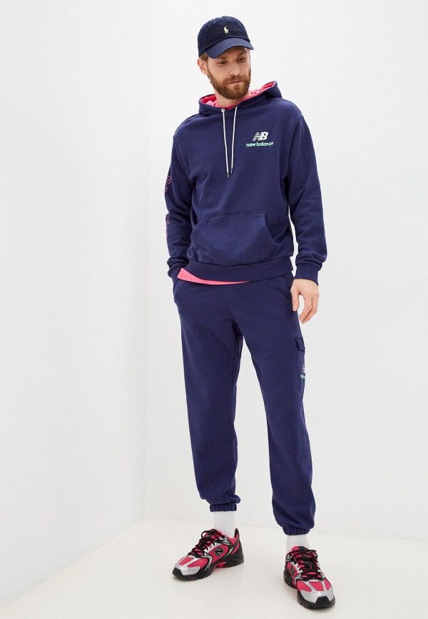 

Брюки спортивные New Balance, Синий, NB Athletics Clash Sweatpant