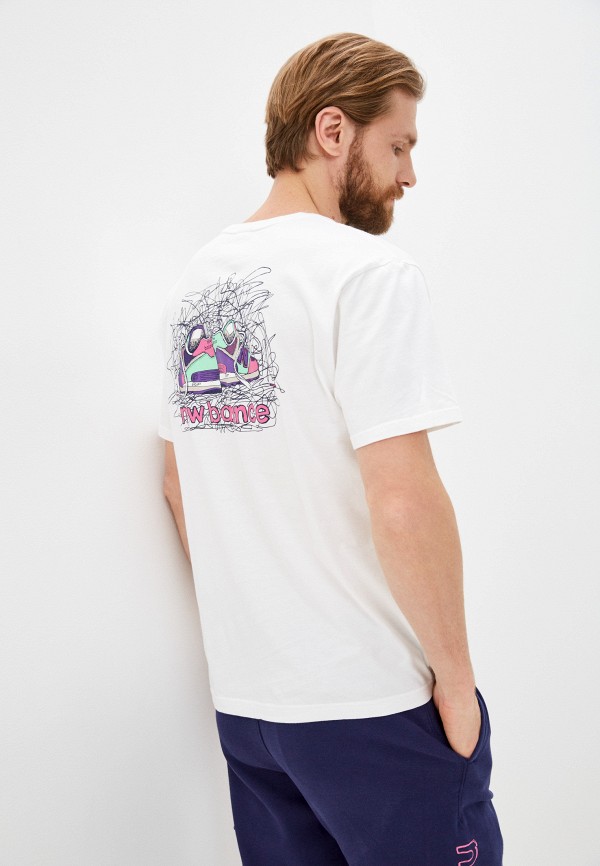 

Футболка New Balance, Белый, NB Athletics Clash Graphic Tee