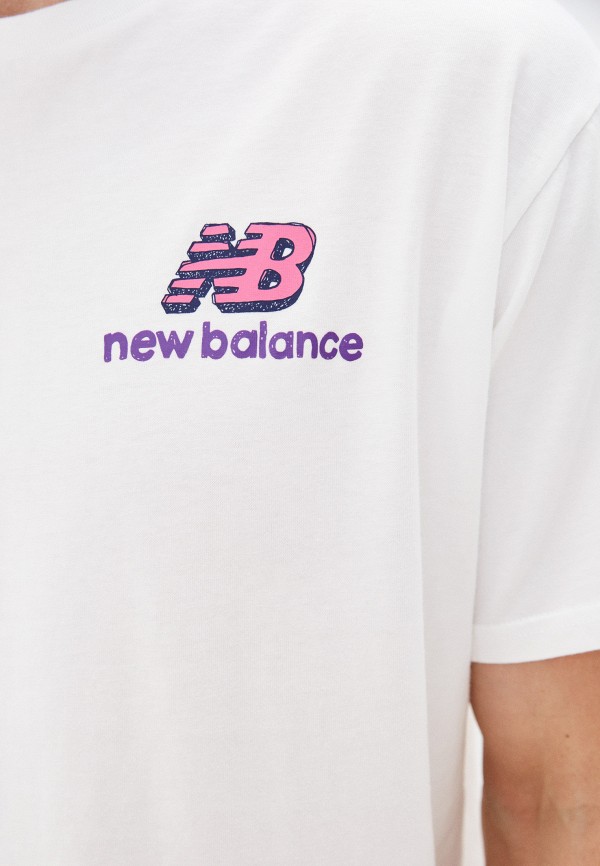 

Футболка New Balance, Белый, NB Athletics Clash Graphic Tee