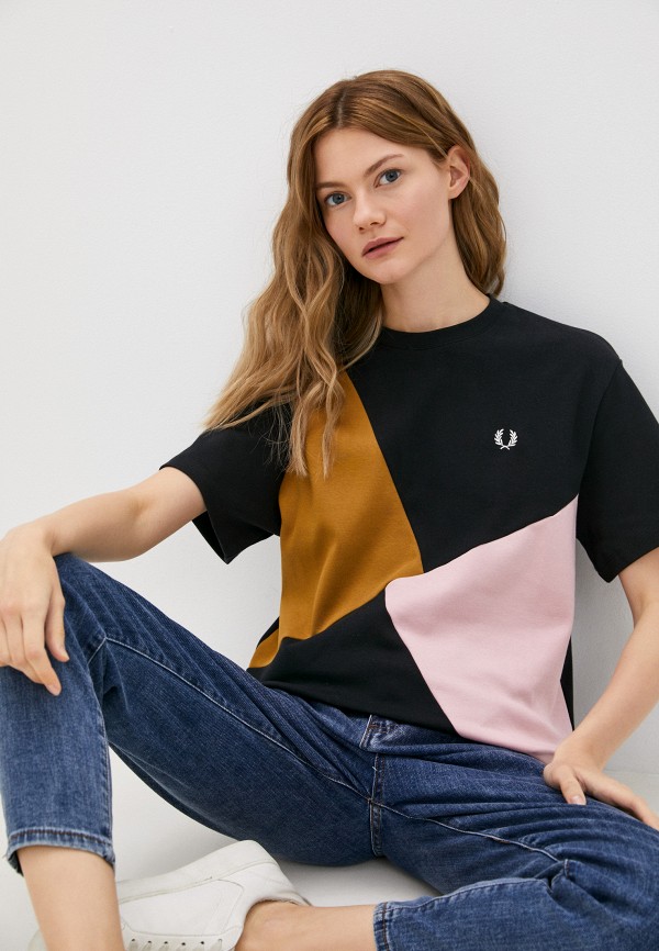 

Футболка Fred Perry, Черный, Fred Perry RTLAAT228501