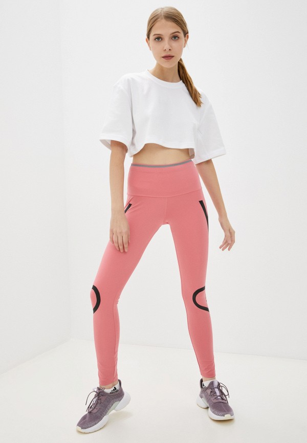 Тайтсы adidas by Stella McCartney розовый, размер 46, фото 2