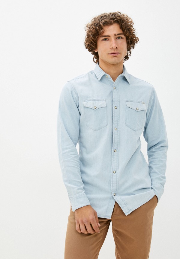 

Рубашка джинсовая Jack & Jones, Голубой, Jack & Jones RTLAAT315701