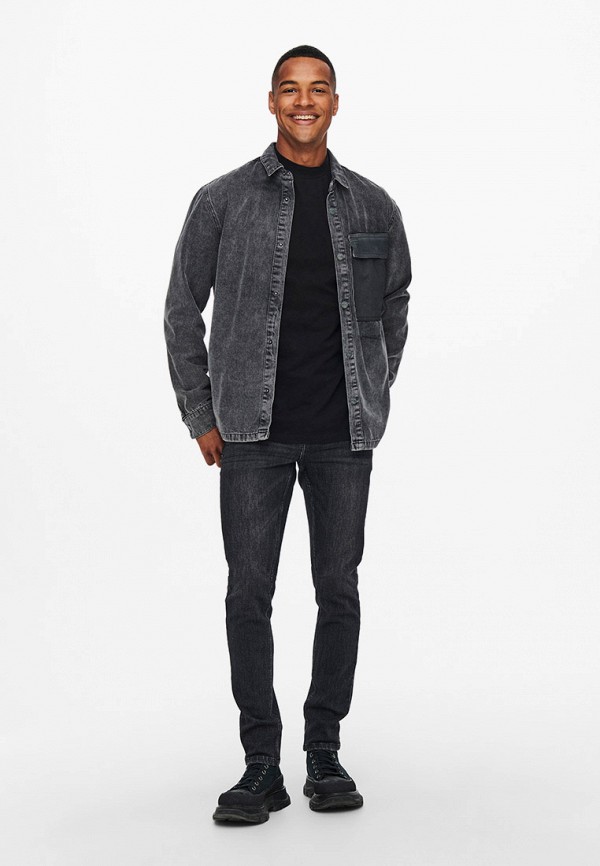 фото Рубашка джинсовая only & sons