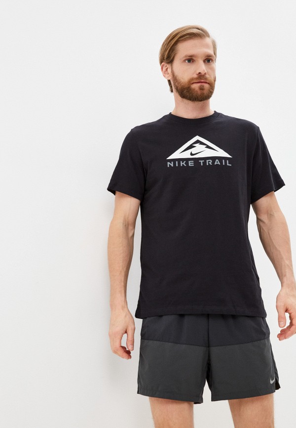 

Футболка спортивная Nike, Черный, U NK DF TEE SS TRAIL