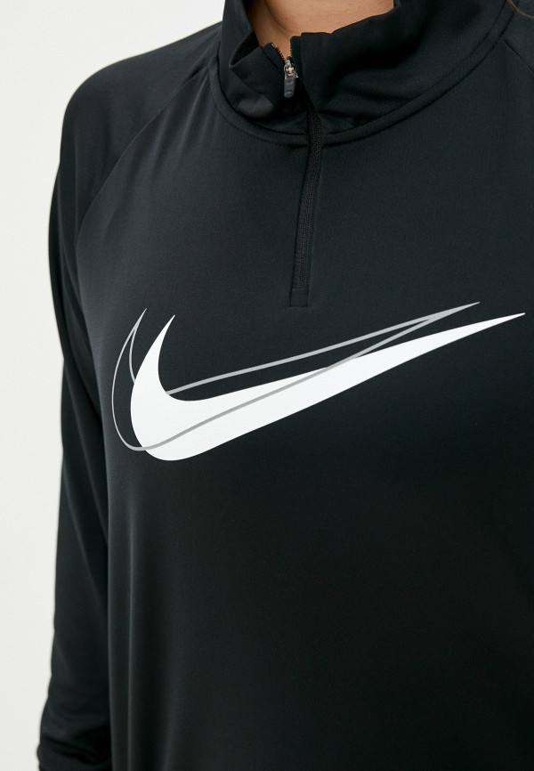 

Лонгслив спортивный Nike, Черный, W NK DF SWSH RUN HZ MDLYR PLUS