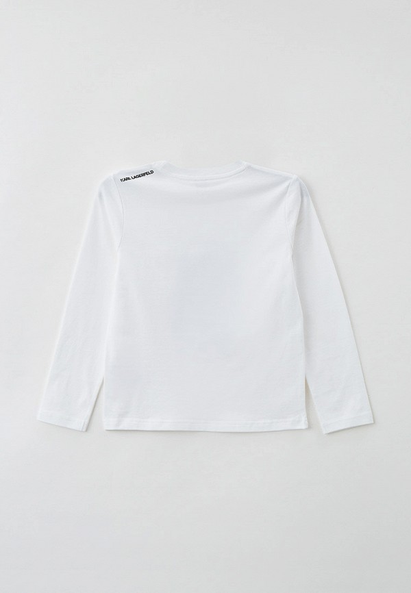 

Лонгслив Karl Lagerfeld Kids, Белый