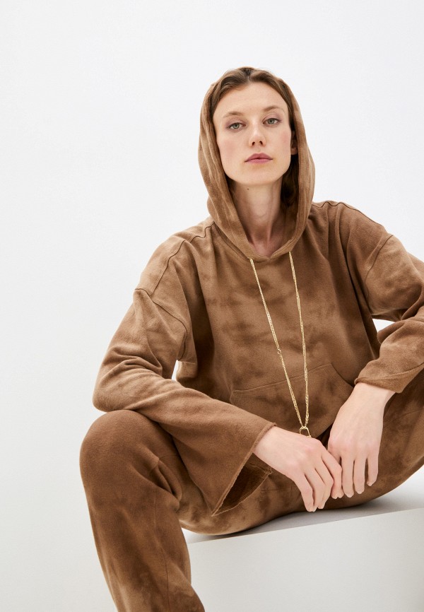 

Худи Pinko, Коричневый, UNIQUENESS