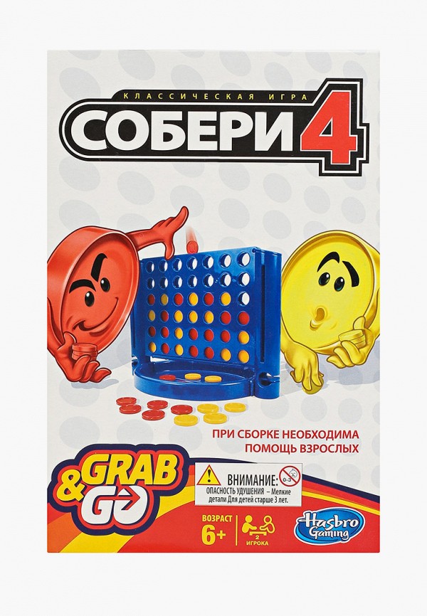 Игра настольная Hasbro Gaming, Разноцветный, OTHER GAMES Игра дорожная СОБЕРИ 4