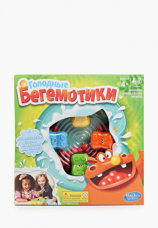 

Игра настольная Hasbro Gaming, Разноцветный, "Голодные бегемотики"
