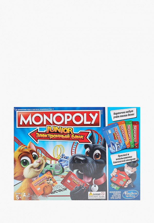 

Игра настольная Monopoly, Разноцветный, МОНОПОЛИЯ ДЖУНИОР с картами