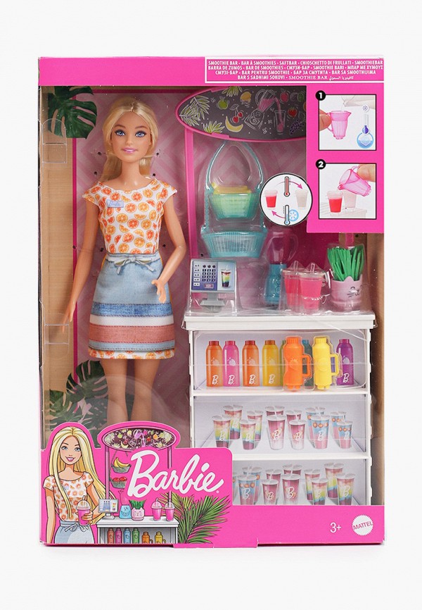 

Набор игровой Barbie, Разноцветный, "Смузи-бар"