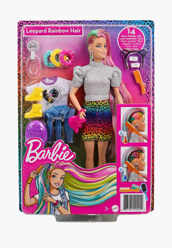 

Кукла Enchantimals, Разноцветный, Barbie с разноцветными волосами