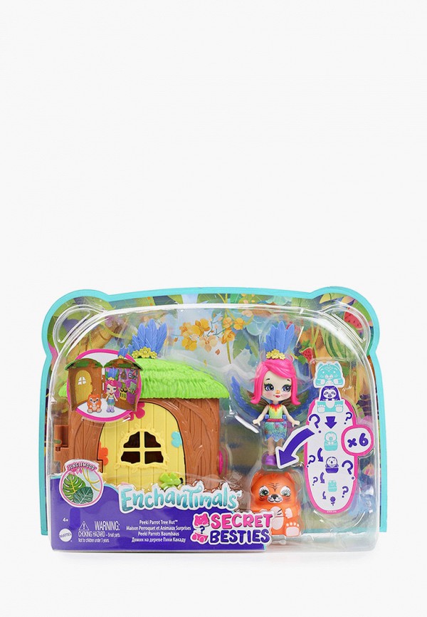 

Дом для куклы Enchantimals, Разноцветный, Enchantimals®, Пикки Какаду