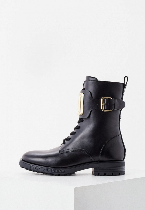 

Ботинки Love Moschino, Черный, Love Moschino RTLAAT390701