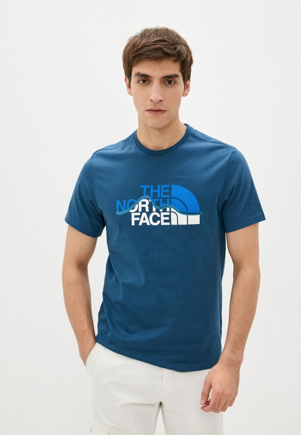 

Футболка The North Face, Бирюзовый, M S/S MOUNT LINE TEE