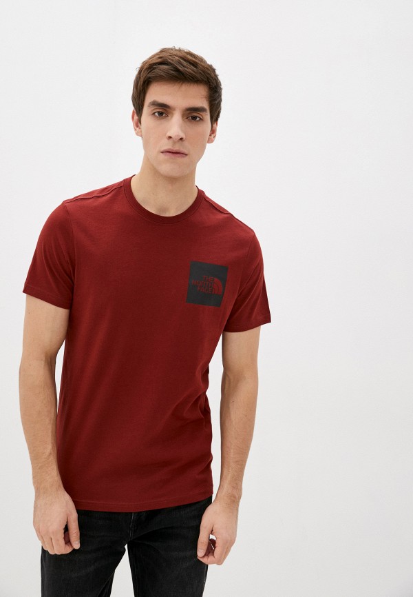 

Футболка The North Face, Бордовый, M S/S FINE TEE