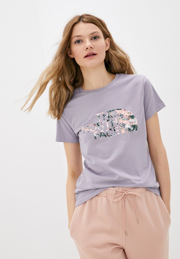 

Футболка The North Face, Фиолетовый, W S/S EASY TEE