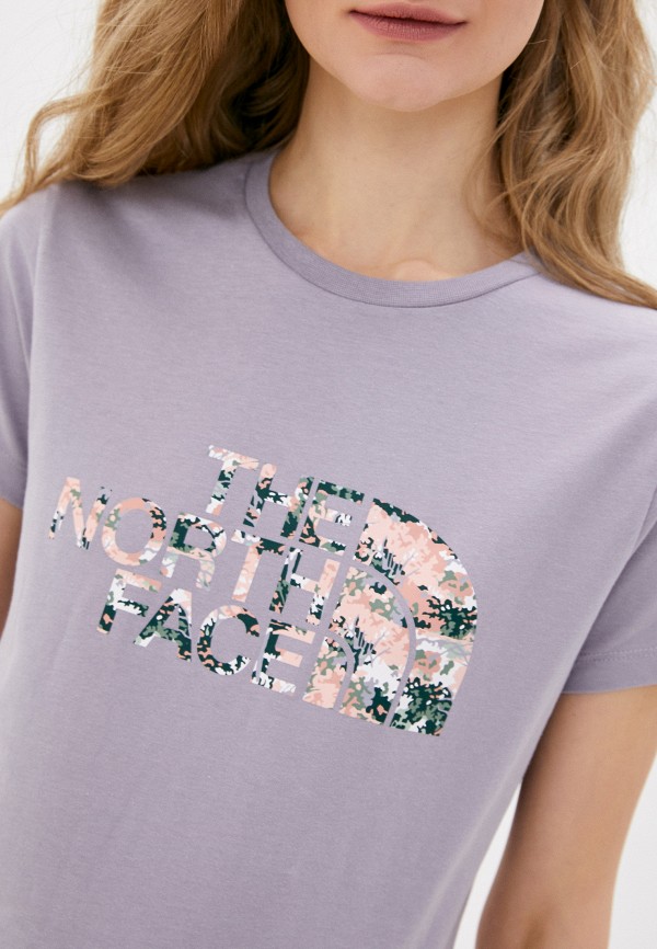 

Футболка The North Face, Фиолетовый, W S/S EASY TEE