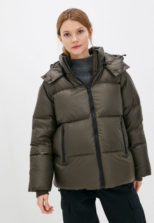 

Пуховик Calvin Klein Jeans, Хаки
