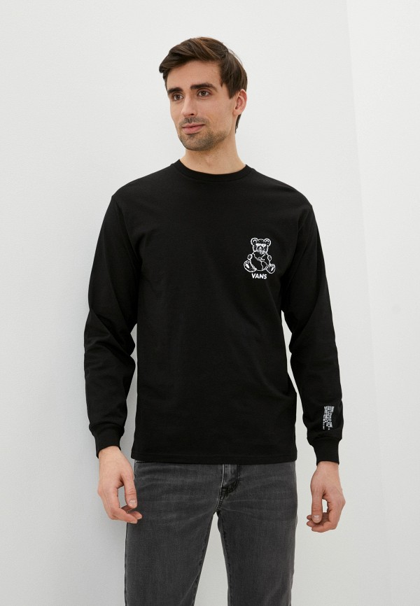 

Лонгслив Vans, Черный, VANS WORLD CODE LS