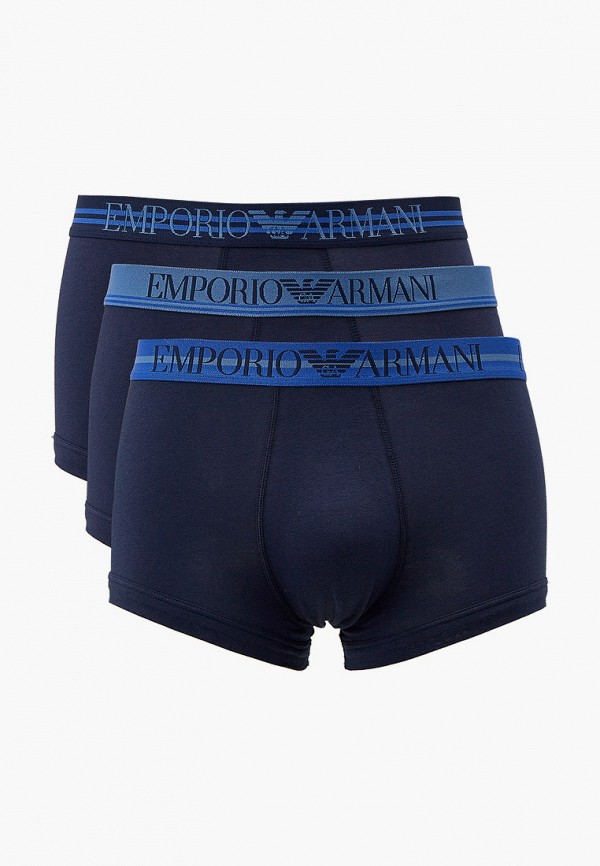 

Трусы 3 шт. Emporio Armani, Синий, Emporio Armani RTLAAT431701