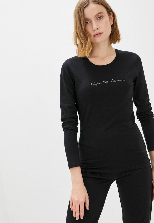 

Лонгслив домашний Emporio Armani, Черный