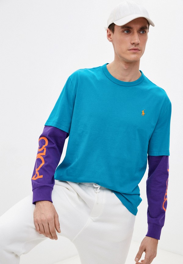 

Лонгслив Polo Ralph Lauren, Голубой
